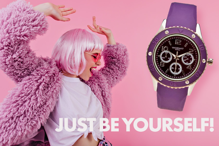Ceas de mana - JUST BE YOURSELF