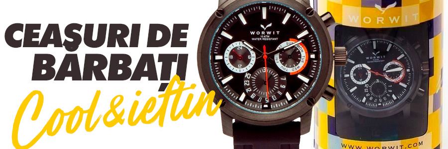 Ceasuri de barbati COOL si ieftine: Accesorii TRENDY care nu iti sparg pusculita