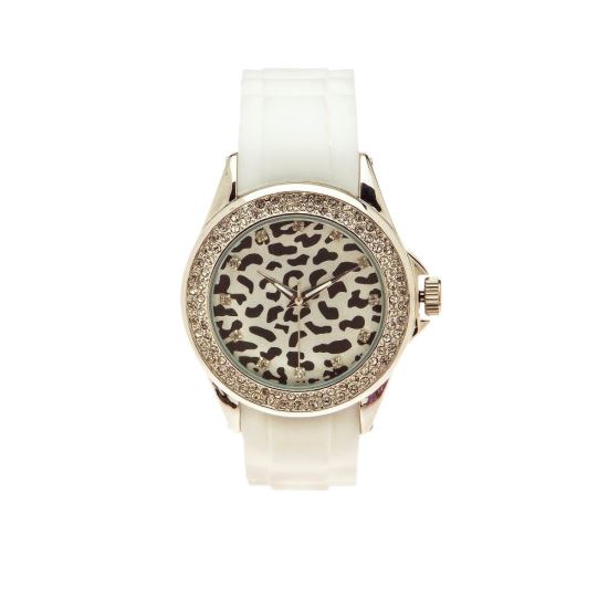 Ceas dama Worwit Bombay S White Leopard