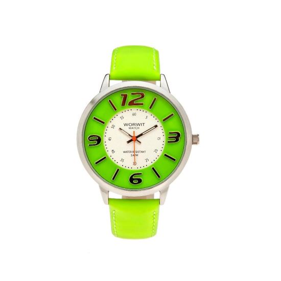 Ceas dama Worwit Hero Fluor Green