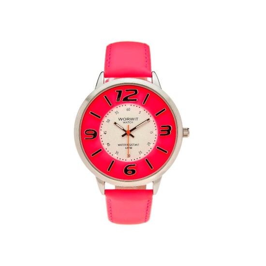 Ceas dama Worwit Hero Fluor Rosa
